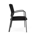 thumbnail image 2 of Newport Reception Waiting 18.5" Oversize Guest Chair / Charcoal Steel / Black, 2 of 5