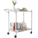 thumbnail image 2 of Yeshouse Carrito utilitario de metal con ruedas de 3 niveles, carrito de almacenamiento de alambre de acero cromado con asa, organizador móvil resistente para cocina, oficina o taller, 2 of 7
