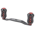 thumbnail image 3 of Mango de carrete de pesca de fibra de carbono con doble mango y brazo basculante de 95 mm para DSA Red, 3 of 14