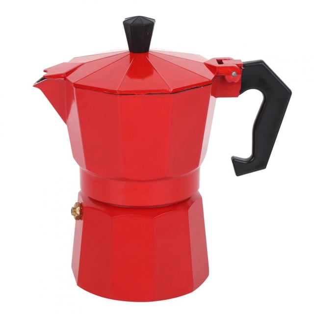 FLAMEEN Stovetop Espresso Maker, Espresso Maker, 6 Cup Office For Home