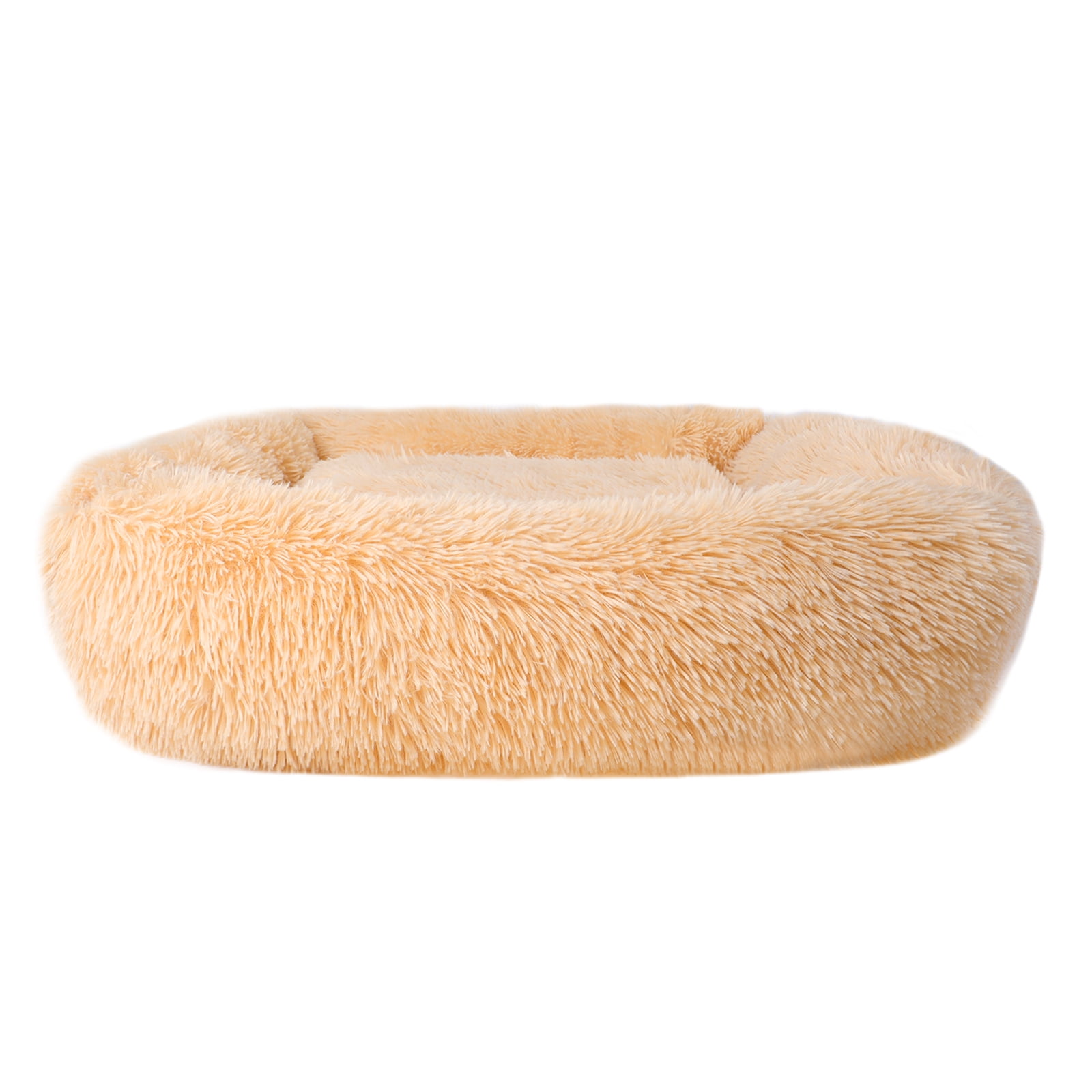 Sennaux Rectangle Plush Pet Bed Calming Bed for Dogs Cats Kennel Cuddler Crate Cushion Mat Washable