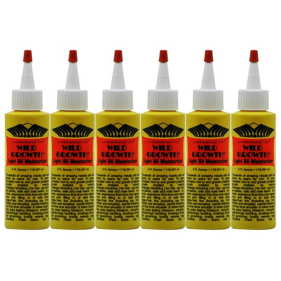 Wild Growth Light Oil Moisturizer 4 oz "Pack of 6"