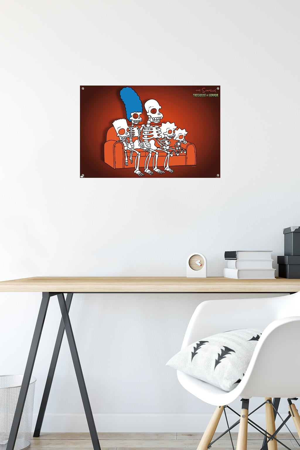 The Simpsons: Treehouse of Horror - Family Bones Wall Poster with Pushpins, 14.725" x 22.375"