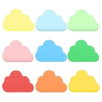 36 Pcs Colorful Cloud Paper Cutouts, Bulletin Board Cutouts Decor