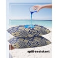 thumbnail image 4 of Outdoor Pillow Covers Throws Geometric Ethnic Rhombus Lattice Polka Dots,Waterproof Pillow Cases Pack of 2 Tribal Folk Pattern,Durable Cushion Cover Pillowcase for Patio Balcony Couch Garden, 4 of 7