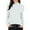 14# White, variant on Long Sleeve Shirts for Women Mock Turtleneck Basic T Shirt Fall Winter Stretch Fitted Thermal Underwear Tops（Brown，S）