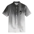 thumbnail image 4 of YANGXINX Mens Short Sleeve Shirts 2026 Summer Hawaiian Tropical Tree Gradient Print Button Down Tops Casual Beach Vacation Loose Fit Shirt, 4 of 4