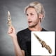 thumbnail image 3 of Cuchillo plegable de madera Karambit con forma de mariposa, modelo premium de madera de tilo, rompecabezas, diseño liso, espigas y mortaja, estructura lógica, kit de ensamblaje DIY., 3 of 5