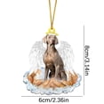 thumbnail image 3 of Xihbxyly Colgante de Perro Alado, Adorno para Árbol de Navidad, Adorno Navideño Único, Accesorio de Decoración para El Hogar, Regalo Perfecto para Familiares y Amigos, Ideal para Navidad y Año Nuevo,, 3 of 6