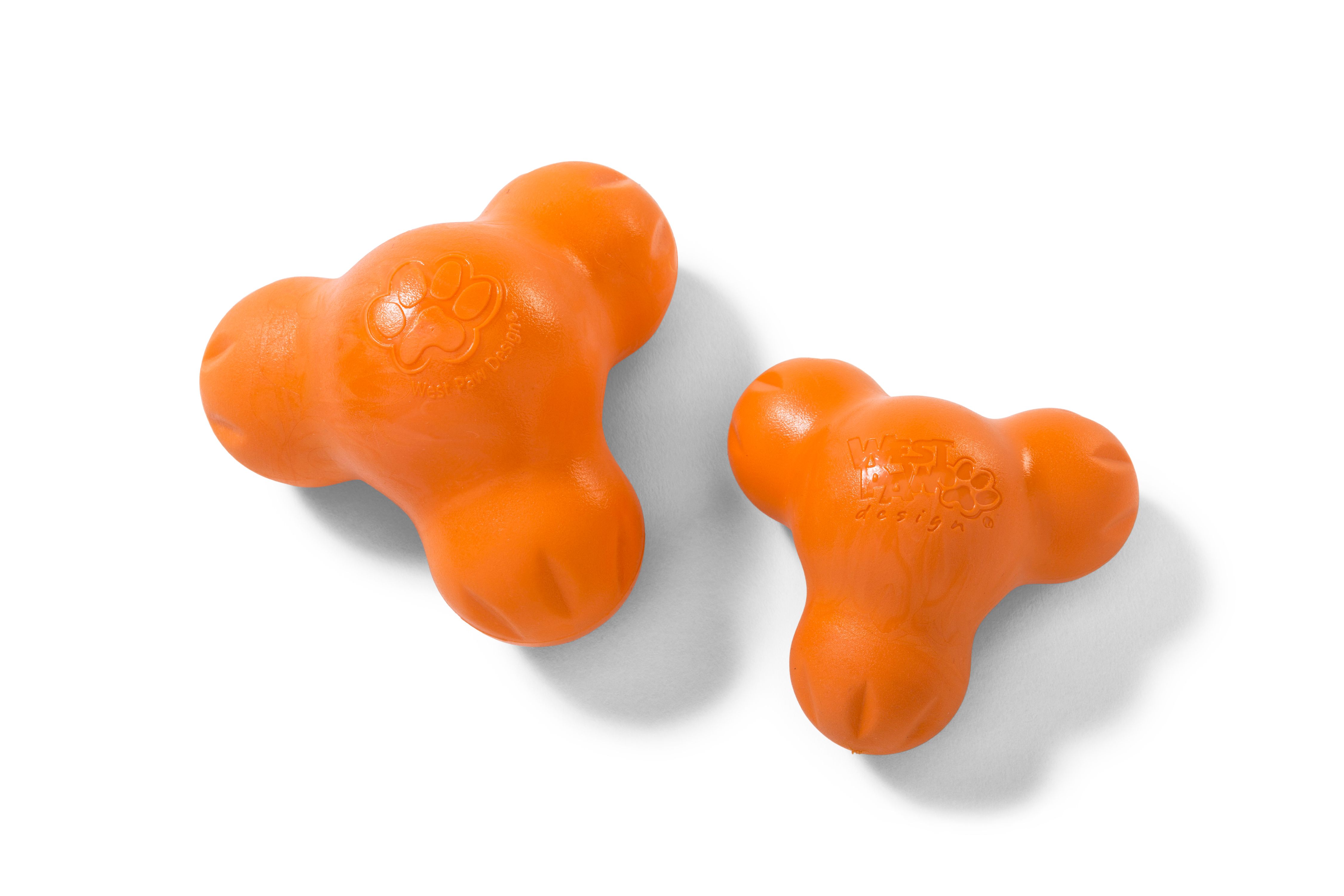 West Paw Zogoflex Tux Large 5" Dog Toy Tangerine