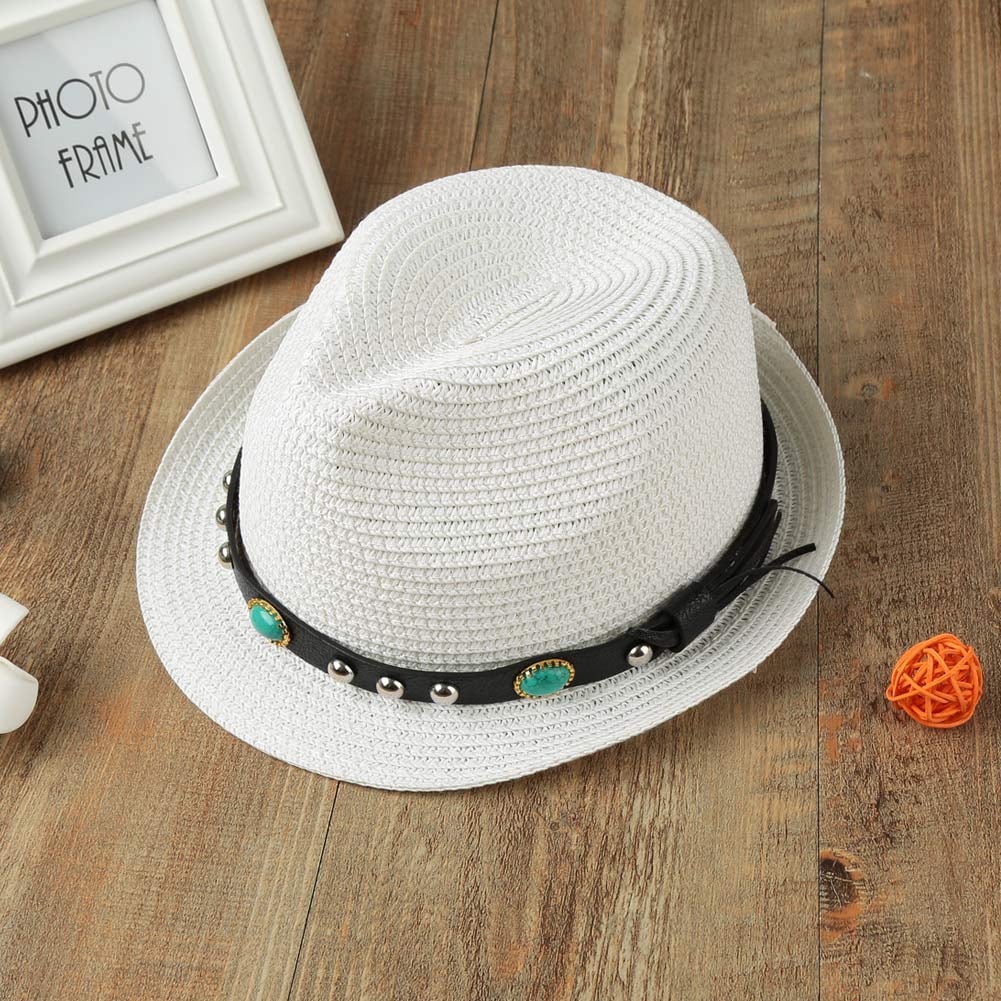 mens straw homburg hat