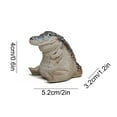 thumbnail image 3 of Fiudx Purple Sand Tea Pet Sculpture Ornament Mini Tea Play, 3 of 7