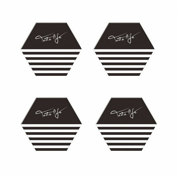 AUQ Geometric Coasters,Natural and Non-Toxic Coasters for Drinks,Easy to Clean and Maintain Cup Coaster,Multicolor 8