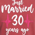 thumbnail image 3 of CafePress - 30Th 30 Year Wedding Anniversary Gift Coup T Shirt - Mens Comfort Colors Shirt, 3 of 5