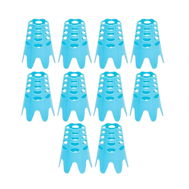 koolsoo Professional Golf Mat Tees Plastic Easy to Install Stability Golf Simulator Tees Blue