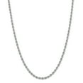 thumbnail image 1 of 14K White Gold 4.0mm Handmade Regular Rope Chain 24 Inch, 1 of 3