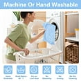 thumbnail image 4 of Pet Robe For Dogs, Quick-Dry Absorbent Towel & Bath Robe, Blue, Xl1× Dog Bath Towel With Ears Design, Soft Plush Pet Drying Robe For After Bath Grooming, Dog Robe For Medium To, 4 of 7