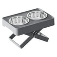 thumbnail image 4 of Cuenco y Soporte para Mascotas Yinane Comedero para Gatos Ajustable 7 a 25 cm Gris, 4 of 8