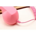 thumbnail image 4 of Methold Auricular de teléfono Auricular con estilo Receptor Clásico Con cable Vintage A prueba de radiación Receptores de teléfono Videojuegos y accesorios Rosa, 4 of 6