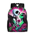 thumbnail image 1 of Goofa The Nightmare Before Christmas Pattern Large Capacity Backpack – Padded Laptop Compartment, Ergonomic Design for School, Work, Travel, and Outdoor Activities, 1 of 8