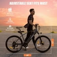 thumbnail image 2 of Actbest Core Electric Bike for Adults, 27.5" Step Thru Electric Bicycle, Peak 750W Brushless Motor, 48V Removable Battery, up to 20MPH Cruiser Ebike with 7-Speed (Gray) with Lock, 2 of 5