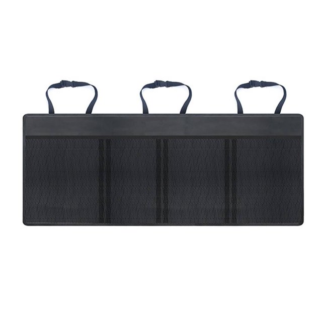 Kenally Bolsa de almacenamiento para asiento trasero de coche, redes colgantes múltiples, bolsa de bolsillo para maletero, organizador, almacenamiento Ventana automotriz Normal verschwarz Kenally CZ9208-03