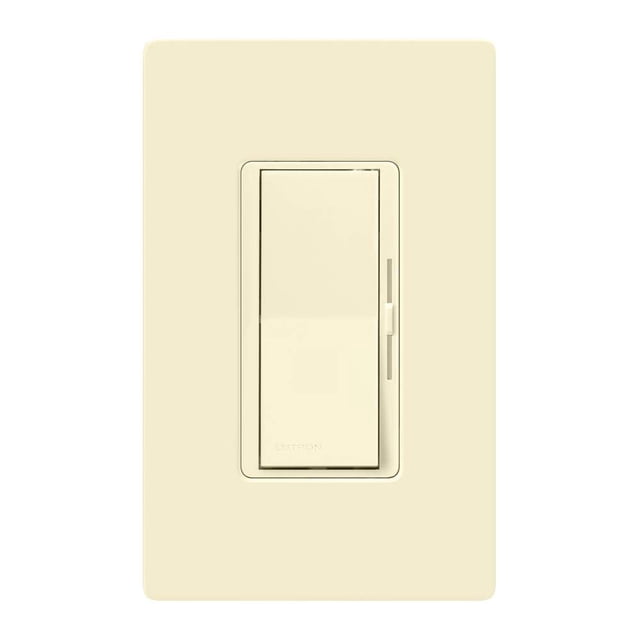 Dimmer Lutron Diva LED+ 150W, Unipolar y de 3 vías, Almendra
