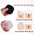 thumbnail image 2 of Cepillo limpiador facial de silicona VWMYQ negro+blanco, 2 of 9