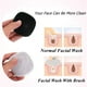 thumbnail image 2 of Cepillo limpiador facial de silicona VWMYQ negro+blanco, 2 of 9
