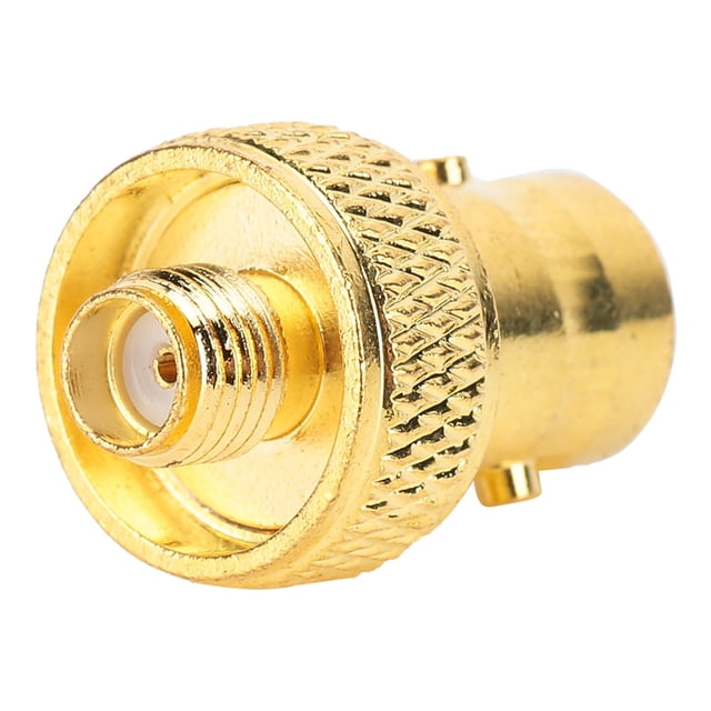 5 piezas BNC hembra a SMA hembra RF adaptador coaxial convertidor conector