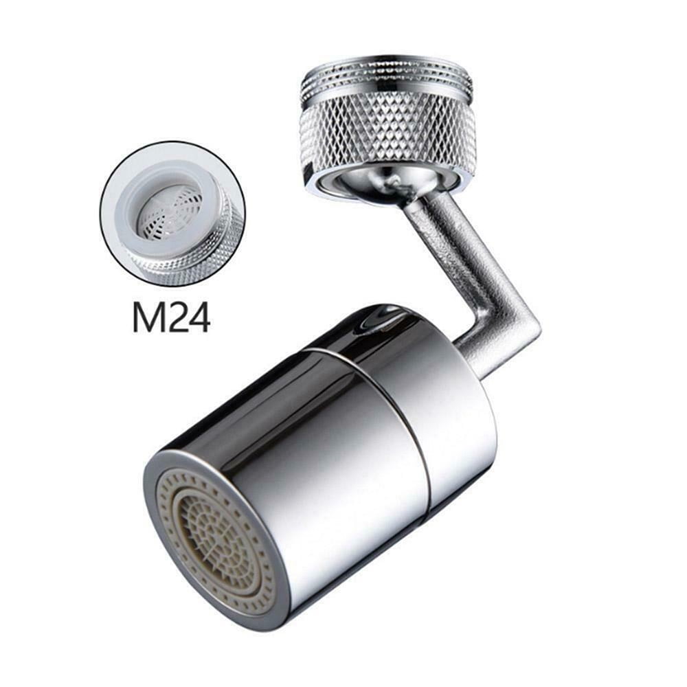 Faucet Aerator Faucet sprayer 720°Rotatable Faucet Sprayer Head Anti-Splash Leak proof Design Double O-Ring 4-Layer Net Filter Oxygen-Enriched Foam Kitchen Bathroom Tool Accessories,24mm
