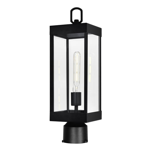 CWI Lighting Windsor 1 Light Black Metal Outdoor Lantern Head