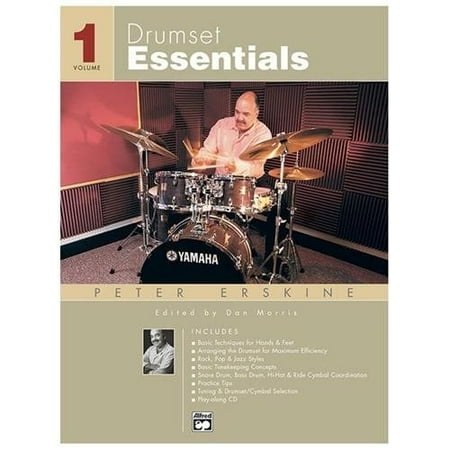 Alfred 00-20622 DRUMSET ESSENTIALS V1-BK&CD ERSKINE