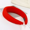 thumbnail image 3 of YUEHAO Fashion Sponge Hairband Women Hair Head Hoop Simple Sweet Girls Hair Headband Red, 3 of 4