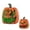 A002- Clear (Mask B), variant on Spooky Pumpkin Decor Scary Evil Pumpkin Jack O Lantern Decor for Haunted House Porch Indoor Halloween Display 13X12X6 Inch Decorative Artificial Resin Pumpkin Halloween Prop