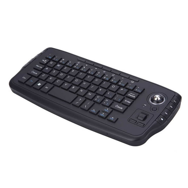 bedienty Computer Keyboard Trackball Multifunctional Wireless Keypad Mouse