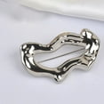 thumbnail image 5 of Trendy Irregular Geometric Shape Brooch Pin for Women Men Collar Brooches Lapel Pins Scarf Shawl Clip Bouquet Badge Boutonniere Corsage for Wedding Party Jewelry Dainty Dress Accessories, 5 of 6