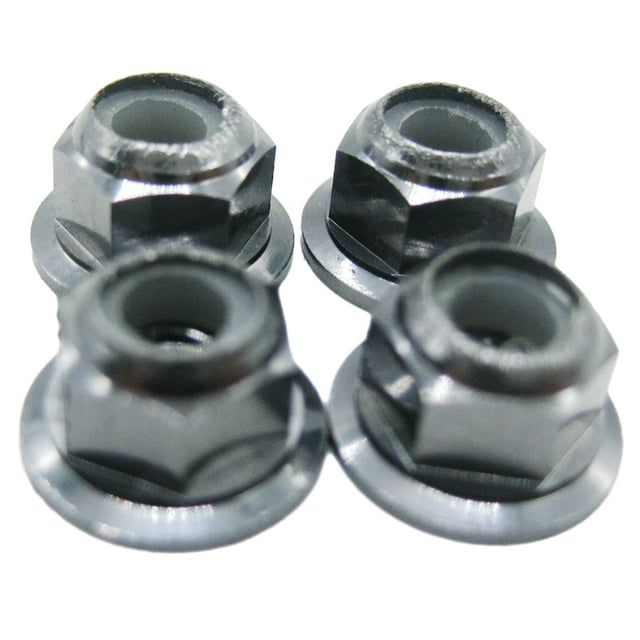 fastboy 4pieces Improve RC Car Performance With Wheel Lock Nut For 1/10 WLtoys K949 Style And Exquisite titanium color 1Set