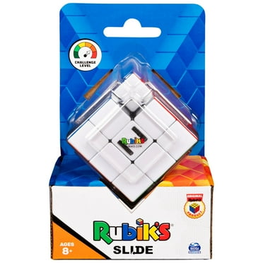 Rubiks Slide, New Advanced 3x3 Cube Classic Color-Matching Problem-Solving Brain Teaser Puzzle Game Toy, for Kids and Adults Aged 8 and up