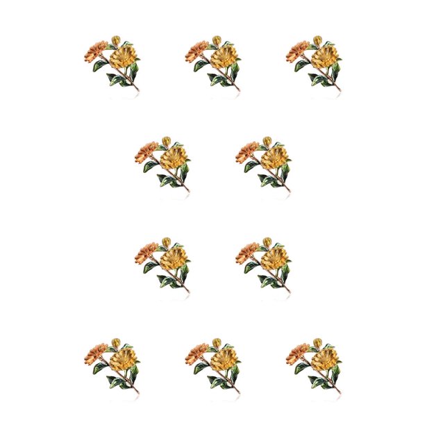 Minnieouse Estética Flor Broche Pin Elegante Club Breastpin Boda Arte hecho a mano Joyería Madre Regalo personalizado Amarillo Type1 NO1 Minnieouse CBP233142