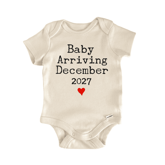 Arriving December 2027 Newborn Baby Bodysuit