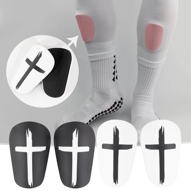 Espinilleras de Fútbol para Adultos, Talla S | Protectores de Piernas Gruesos para Hombre y Mujer | Equipo de Protección para Fútbol de 10 X 6 Cm | Diseño Ligero de 35 G