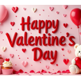 thumbnail image 4 of Valentine's Day Party Decoration Banner Heart Design Backdrop Event Photo Props Love Celebration Romance Gift Box Background, 4 of 4