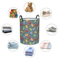 thumbnail image 6 of Balery Fruit Ice Cream Round Laundry Basket with Handles Waterproof Freestanding Laundry Hamper for Clothes Toys in the Dorm and Family-, 6 of 8