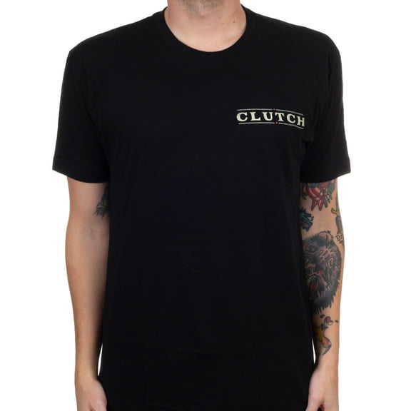 Clutch Men's Bird Collage Slim Fit T-Shirt Black Large