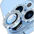 thumbnail image 1 of PINHEN  for iPhone 13 Pro - iPhone 13 Pro Max Camera Lens Protector, 9H Tempered Glass Camera Cover Screen Protector Metal Individual Ring for iPhone 13Pro 6.1 inch iPhone 13 ProMax 6.7 inch, 1 of 7