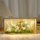 thumbnail image 1 of Marco de fotos luminoso DIY Marco de fotos de flores secas Mundo del bosque Flor eterna Caja de exhibición de doble cara Marcos luminosos, 1 of 4