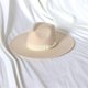 thumbnail image 3 of Classic Women's Felt Panama Hats Vintage Rancher Hat Floppy Panama Hat with Bow for Wedding Party Performance, 3 of 4