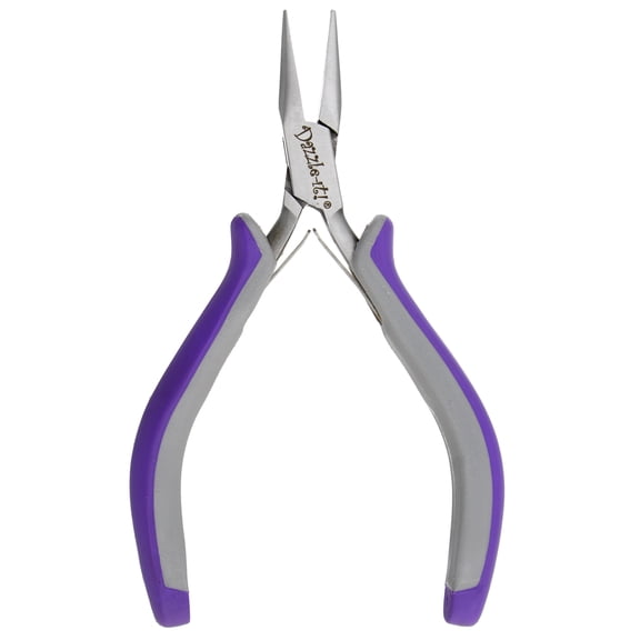 John Bead Multi Purpose Tools | Ergo Minis 5" Chain Nose Stainless Steel Jewelry Making Pliers