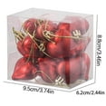 thumbnail image 2 of TERGAYEE Valentine's Day Heart Shaped Ornaments,12pcs Valentines Heart Decorations,Glitter Heart Shaped Baubles,Romantic Christmas Valentine's Day Tree Hanging Decorations, 2 of 4
